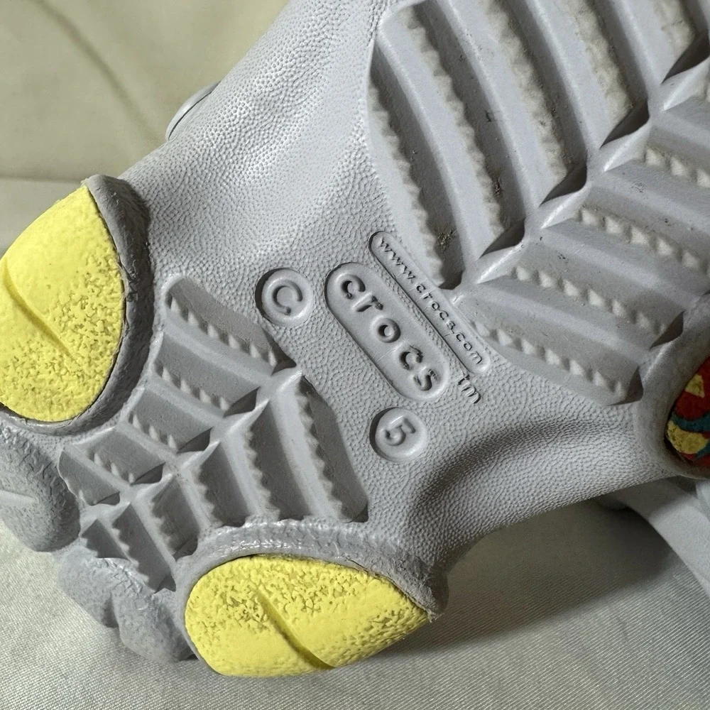 Crocs Kids Classic All-Terrain Clog Sandals Baby/toddler Size 5C Gray